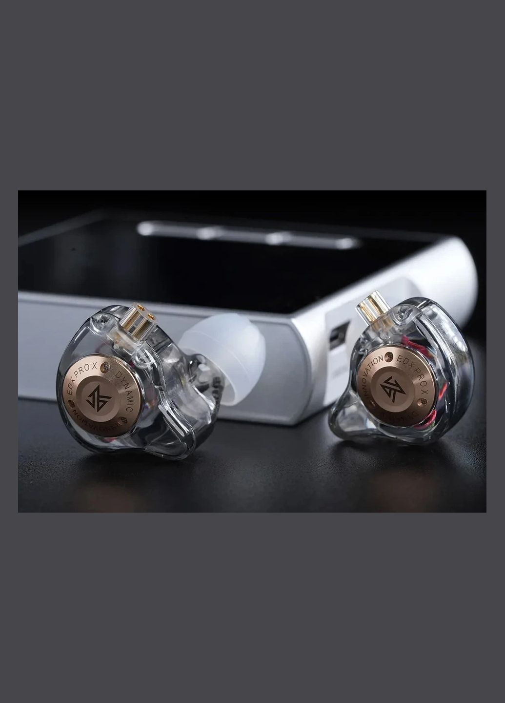 KZ EDX PRO X (Gray, Micro) – Динамические Hi-Fi Наушники для Хрустального Звука Knowledge Zenith (361269364)
