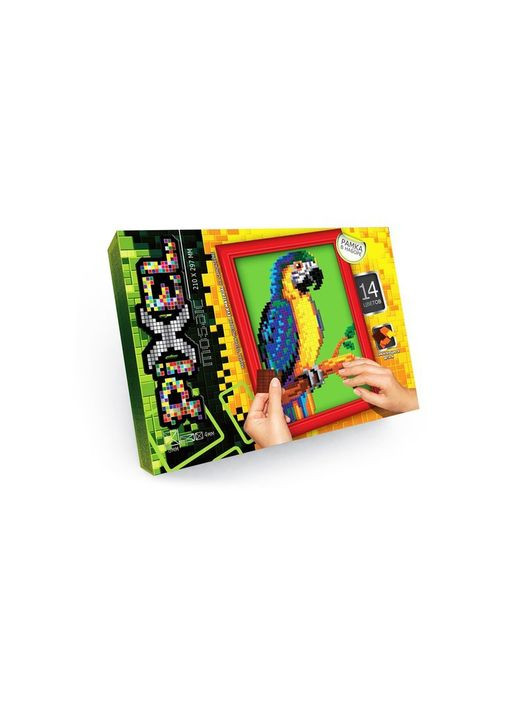 Набір для творчості "Мозаїка Піксель: Риба" РМ-01-09, 21х29,7 см, рамка в наборі Danko Toys (330637563)