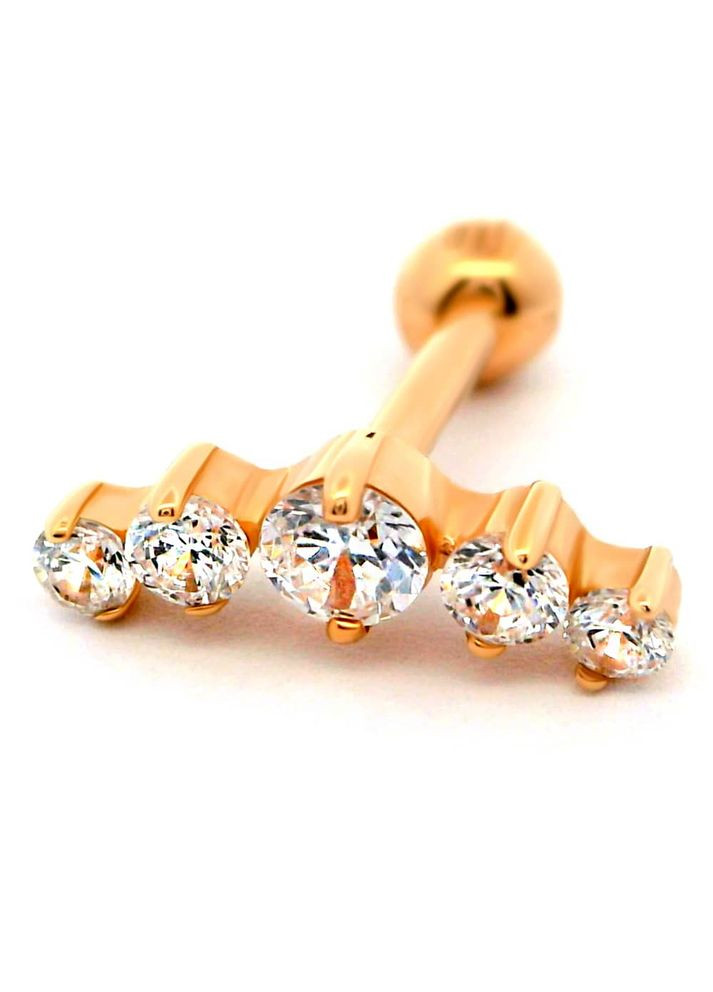 Золота сережка для хеліксу (з40001) IRIJ (331017228)