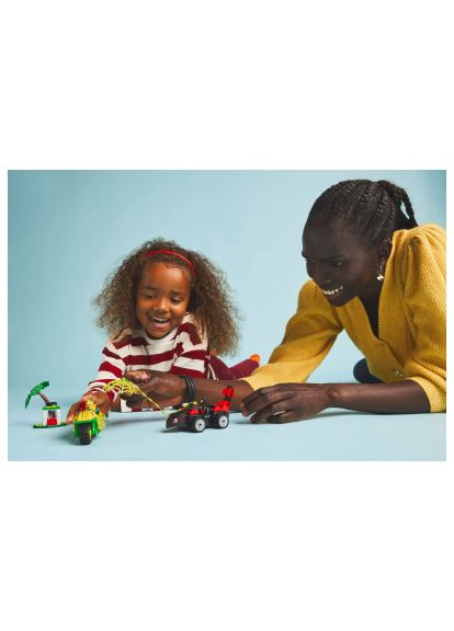 Конструктор (11198) Lego Spidey Перегони на електромобілях з динозаврами (366522820)