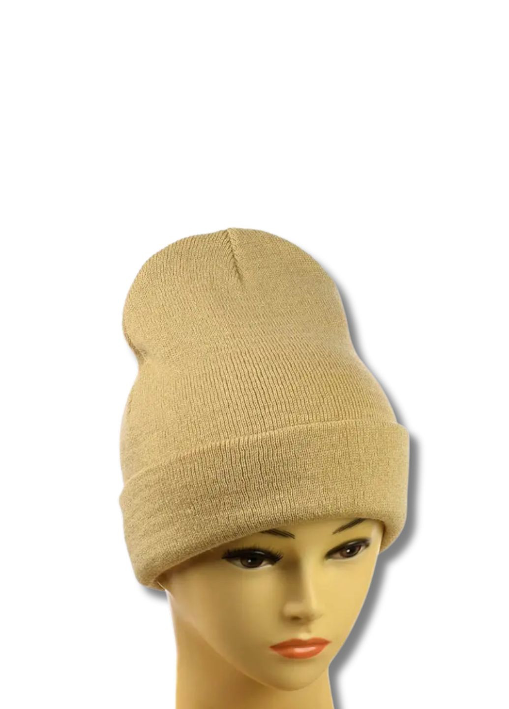 Молодежная двухслойная шапка бини Шорт No Brand Шапка біні шорт лопата (341083775)