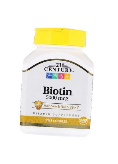 Біотин, Biotin 5000, 110капс (36440049) 21st Century (315883115)