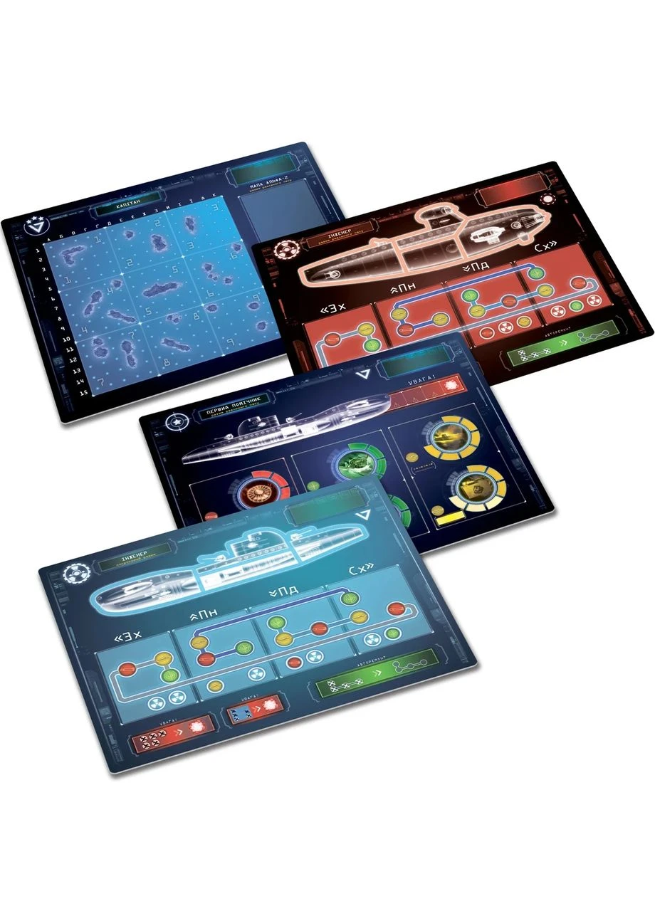 Атмосферна настільна гра Капітан Сонар (Captain Sonar) WoodCat (397871883)