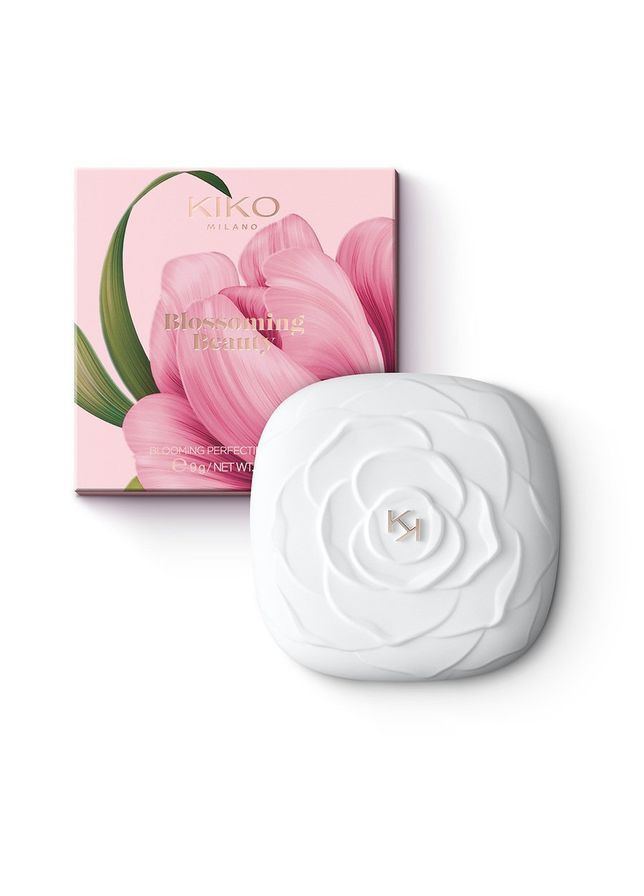 Фіксуюча пудра з сяючим фінішем Blossoming Beauty Blooming Perfecting Powder Kiko Milano (294842770)