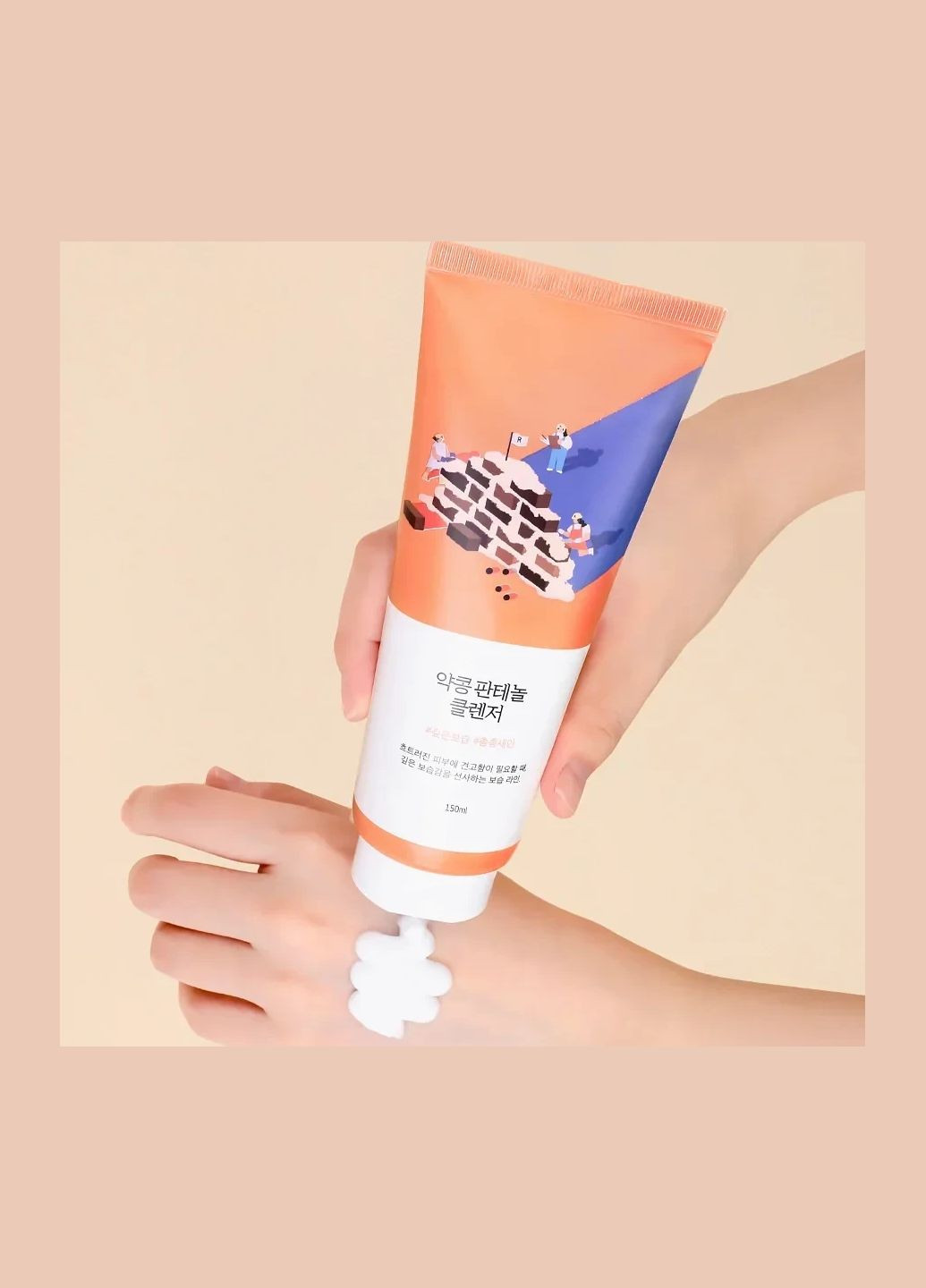 Очищувальна пінка Soybean Panthenol Cleanser, 150 мл Round Lab (346493225)