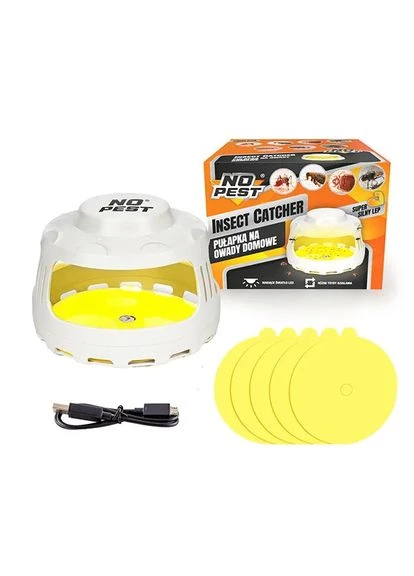 Ловушка для насекомых No Pest ABS пластик 5В 15 LED 365 нм фиолетовая No Brand (398536401)