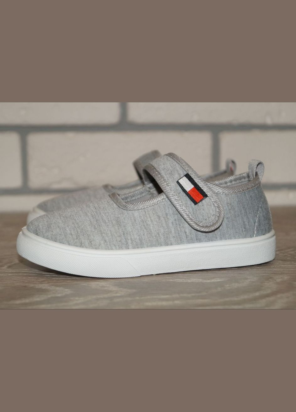 Тапочки текстильні для хлопчика на липучці сірі Blue Rama (297515126)