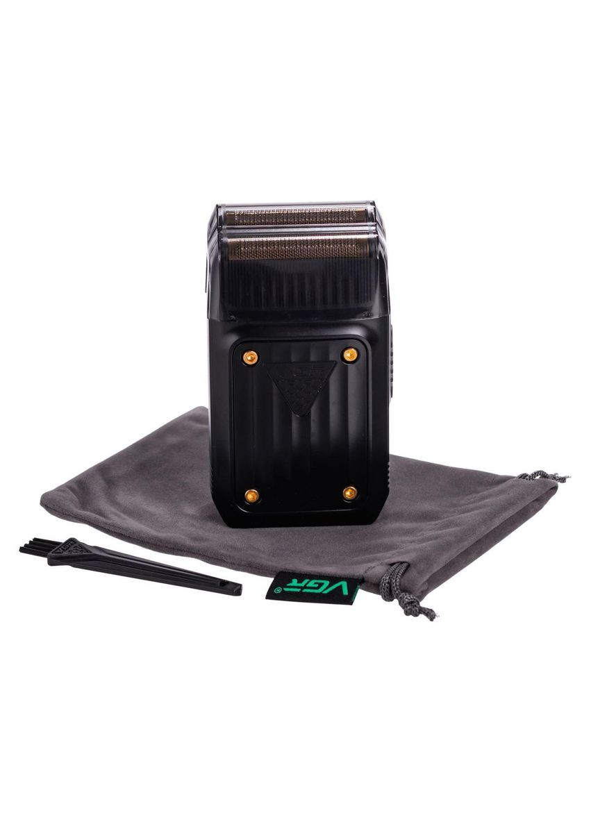 Електробритва чоловіча шейвер з подвійним лезом та LED-дисплеєм V-363 VGR (370974792)