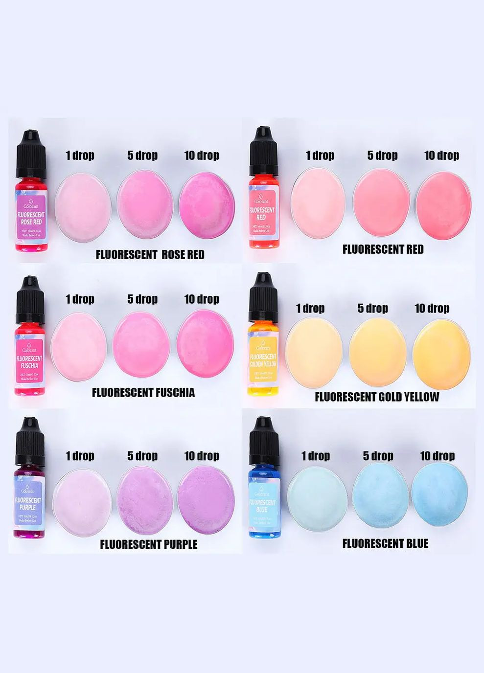 Олійні рідкі барвники для виготовлення свічок і мила, 20 кольорів, набір рідких пігментів No Brand (369802827)