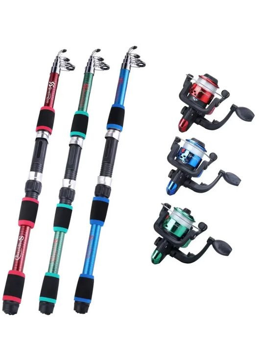 Полный комплект с телескопической удочкой и спиннинговой катушкой Sougayilang XJXN (315598675)
