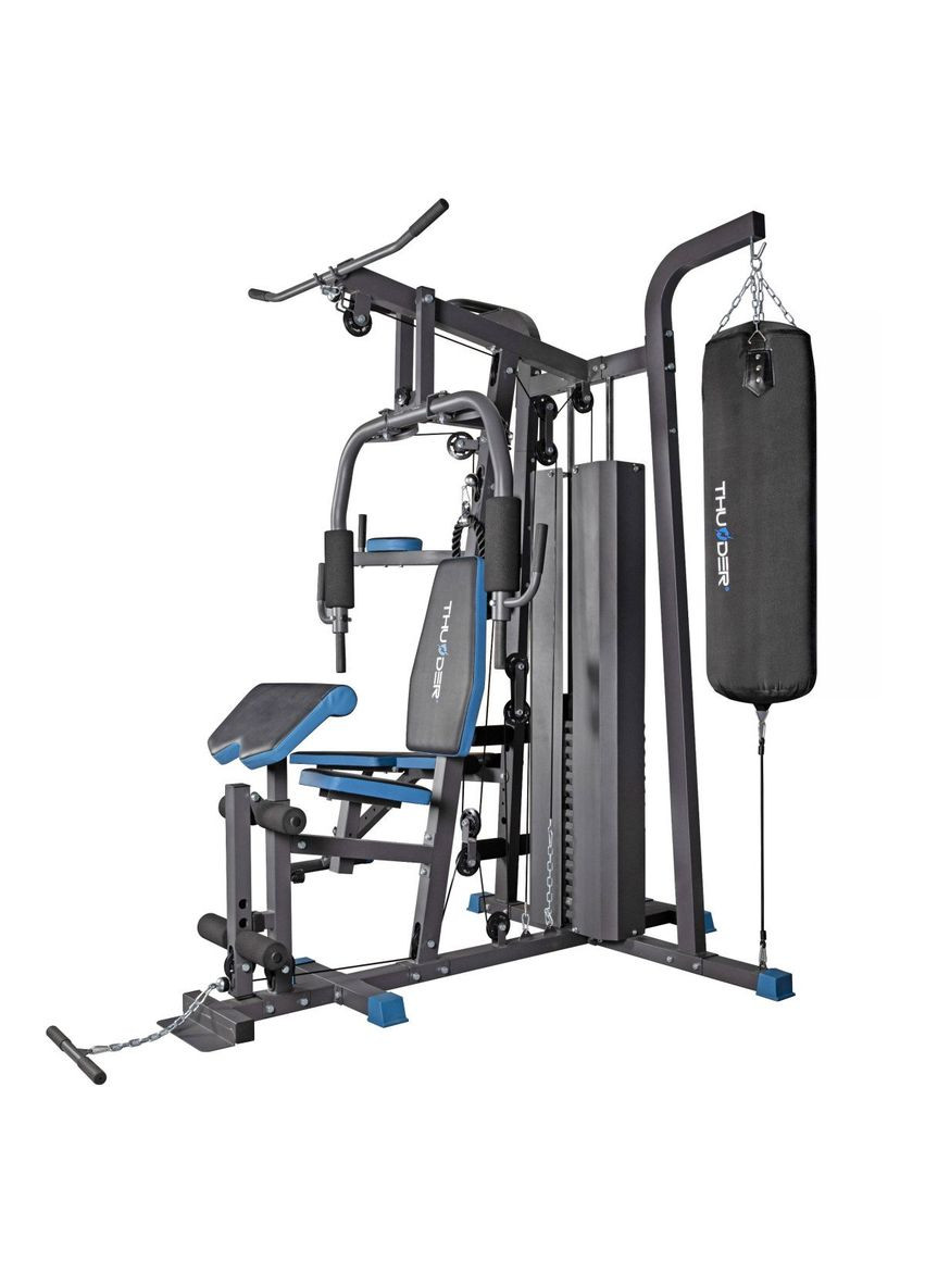 Тренажер багатостанційний HEAVY з боксерським мішком Thunder (332202237)