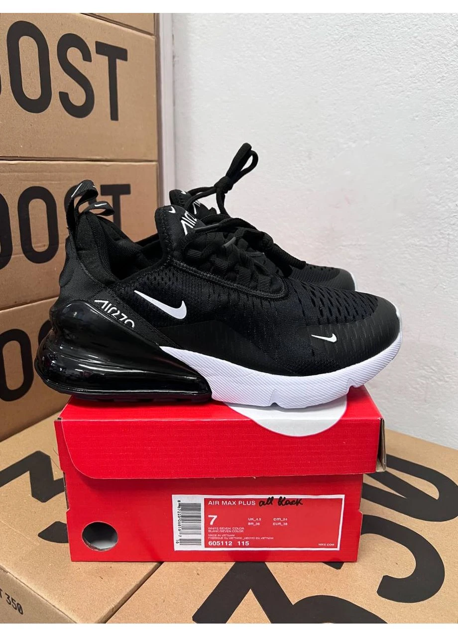 Білі кросівки чоловічі nike air max 270 black white найк аір макс 270 білі демісезон No Brand