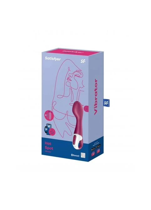 Смарт вібратор точки G Hot Spot з функцією підігріву Satisfyer (386888288)