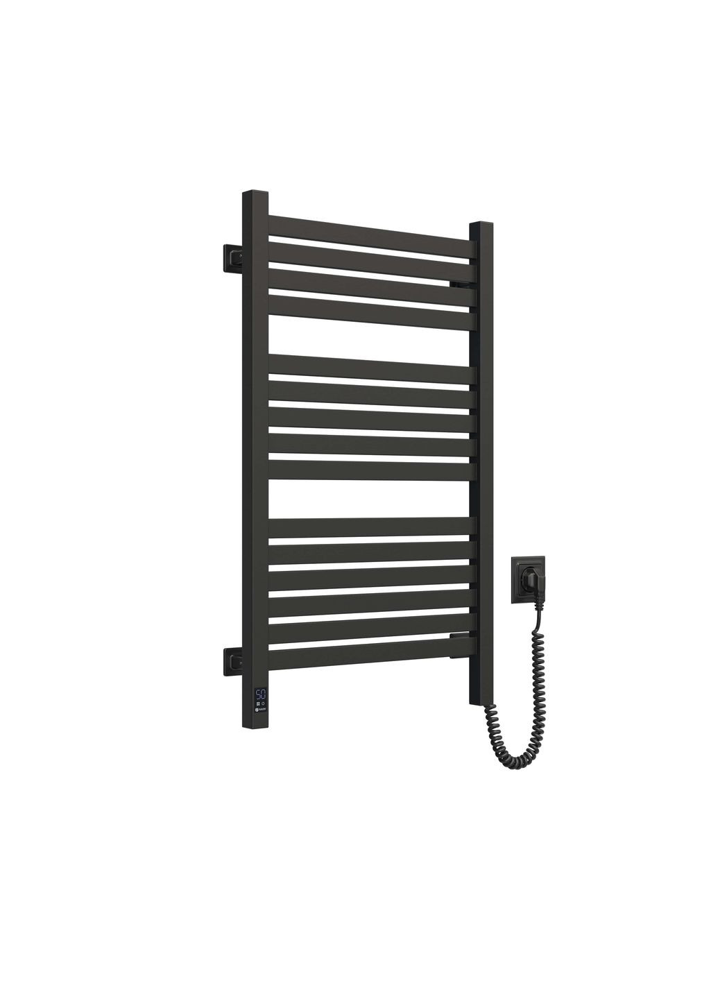 Рушникосушка електрична Авангард Х, 800х480х71мм, Wi-Fi, сталь, чорний муар, праве підключення Navin (370618195)