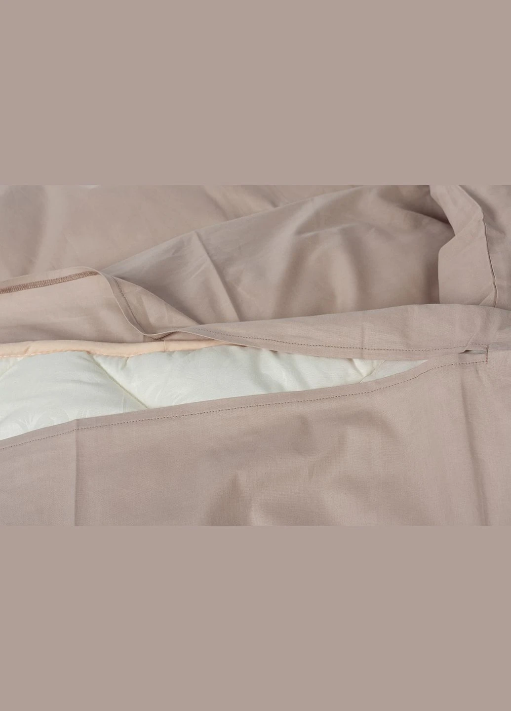 Підковдра Ran-110 Mokko ранфорс 140х205 см мокко (2800004477437) SoundSleep (306831108)