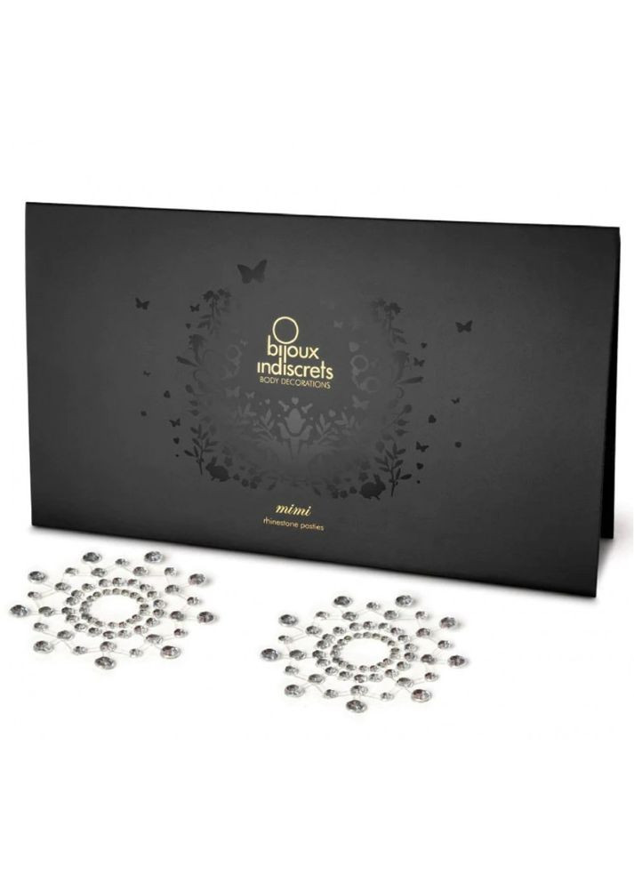 Украшения - стразы на грудь INDISCRETS MIMI SILVER Bijoux (334709706)