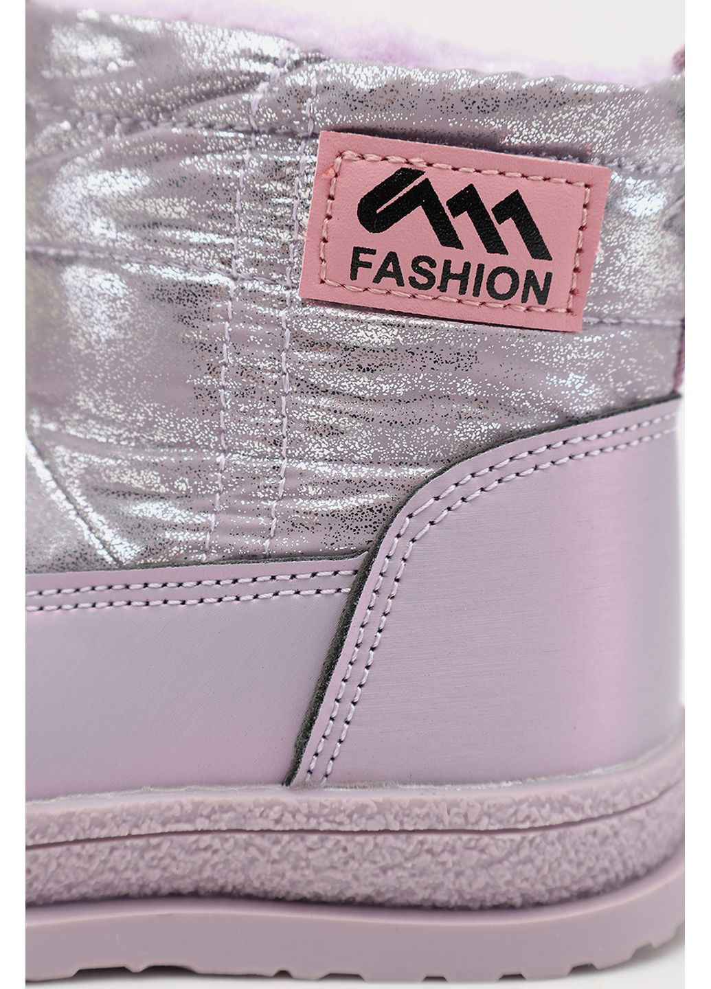 Серебряные зимние ботинки для девочки цвет серебренный цб-00279537 Yuki