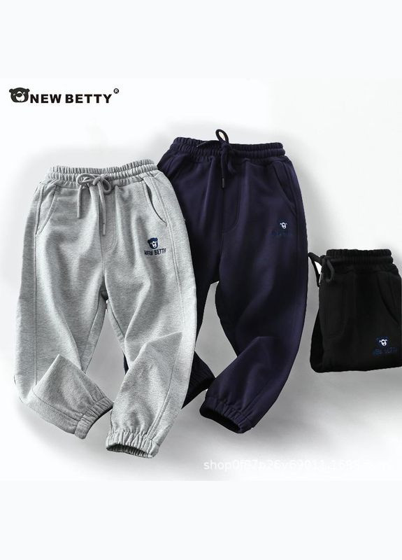 Спортивні штани на хлопчика арт 7192/1 Чорний NEW BETTY (299475828)
