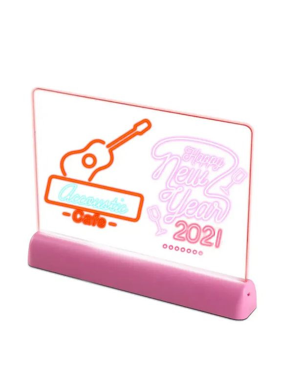 Магічна флуоресцентна 3D дошка для малювання 32*24 см Tenwin (322635150)