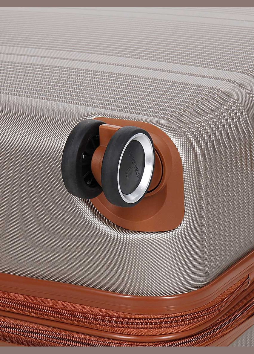 Валіза велика L шампань 76х49х28(+5)см/110л/4.3кг/ 629 WORLDLINE (324802297)