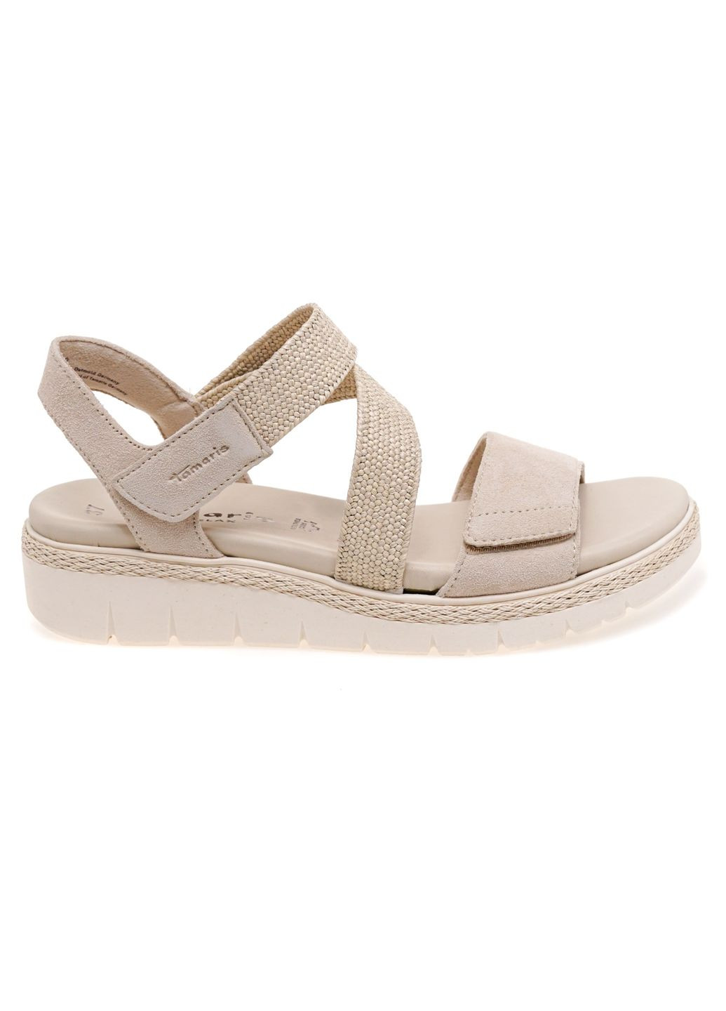 Серые босоножки женские 1-28241 /418 42 Tamaris