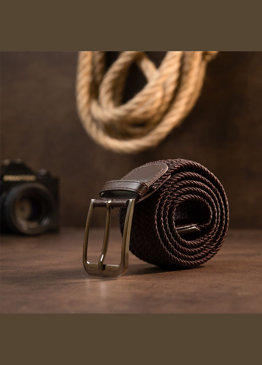 Ремінь чоловічий класика 20519 Коричневий Vintage (302972082)