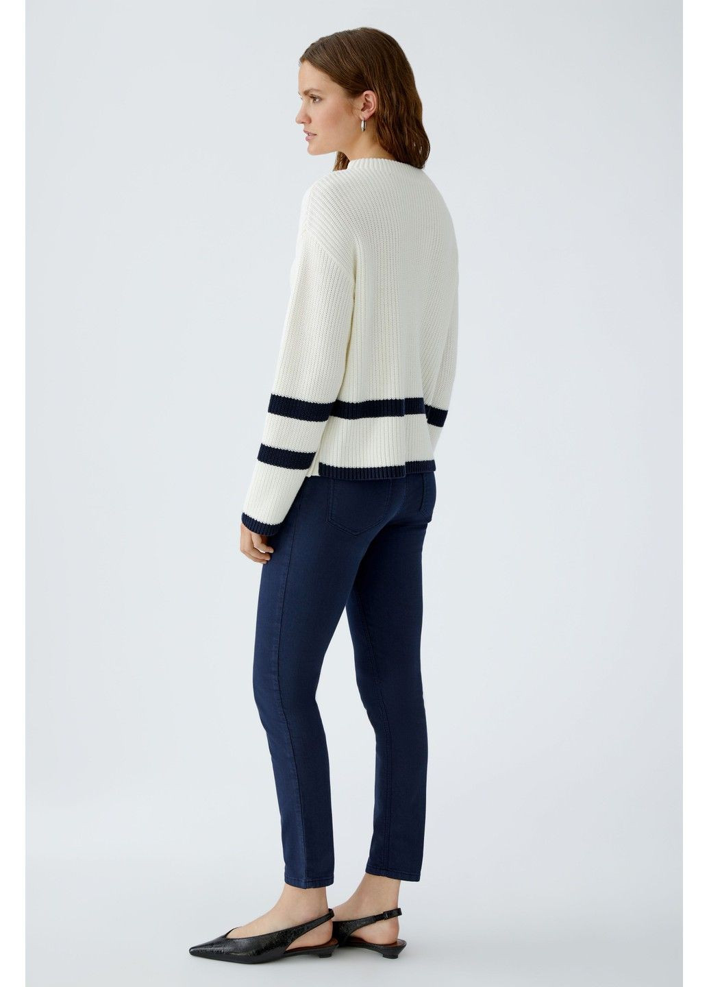 Белый демисезонный женский джемпер белый джемпер Oui