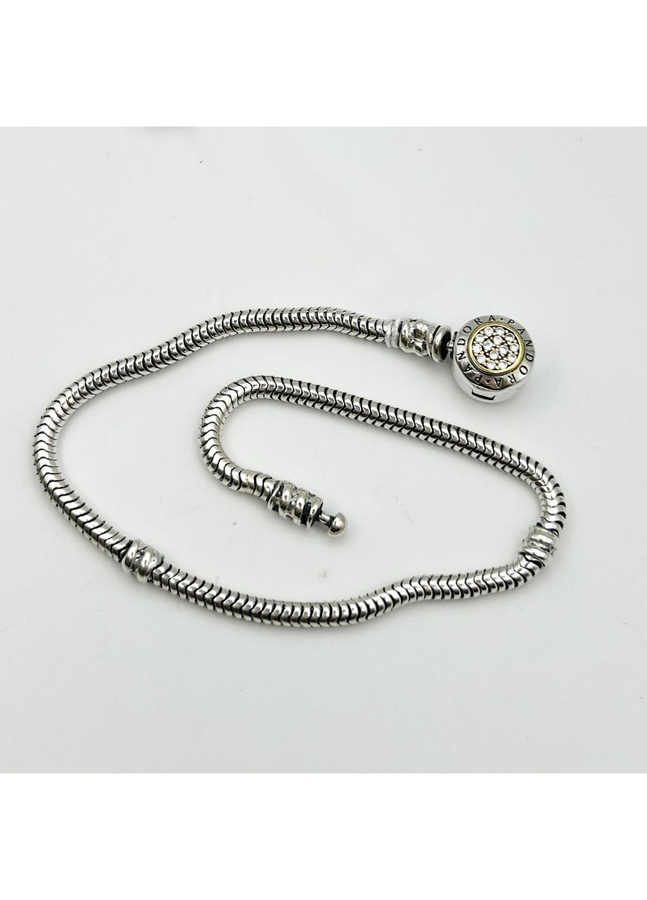 Браслет срібний "Пандора" 21 см 9,3 г No Brand (370565091)