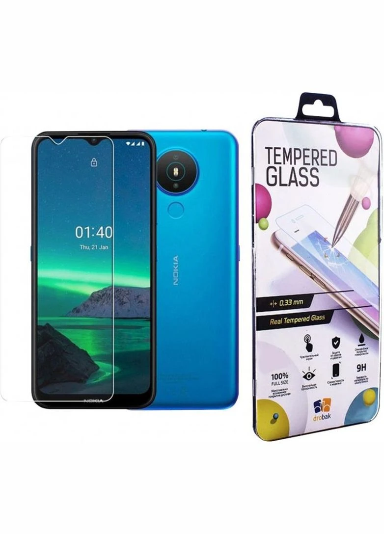 Защитное стекло для Nokia 1.4 Transparent (464657) Drobak (336958632)