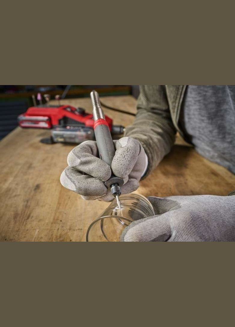 Гравер акумуляторний TE-MT 18/34LI-Solo, PXC, 18В, 5000-34000об•хв, гнучкий вал 92см, 1.4кг, (без АКБ і ЗП) Einhell (314778637)