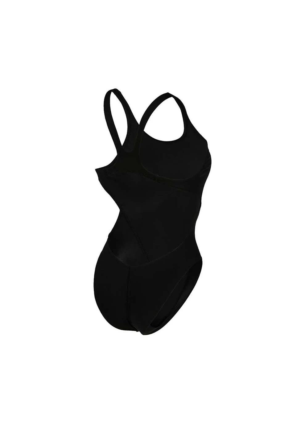 Чорний літній купальник закритий для жінок team swimsuit swim tech solid чорний Arena
