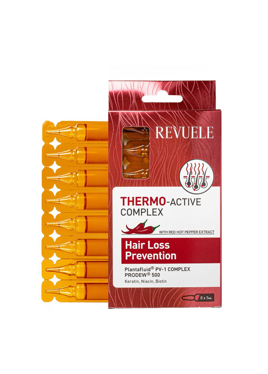 Термоактивный комплекс от выпадения волос Thermo Active Complex Hair Loss Prevention 8х5 мл REVUELE (335858258)
