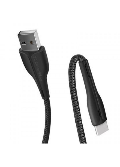 Дата кабель USB 2.0 AM to TypeC 1.0m led black (CW-CBUC034-BK) Colorway usb 2.0 am to type-c 1.0m led black (268145215)