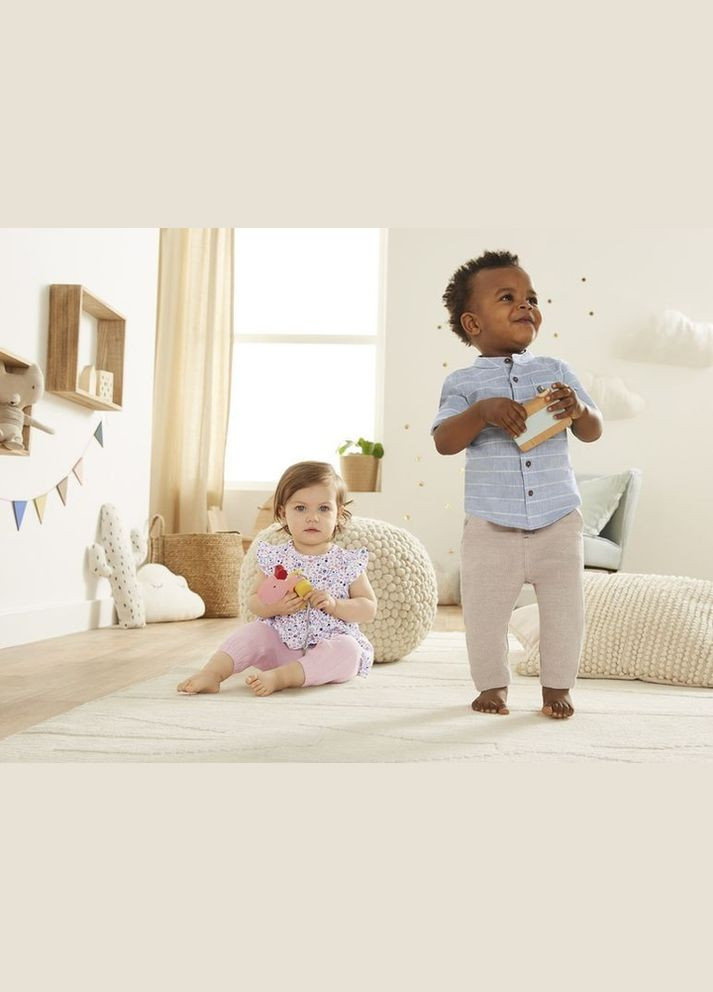 Льняна літня сорочка 50 Lupilu (297510027)