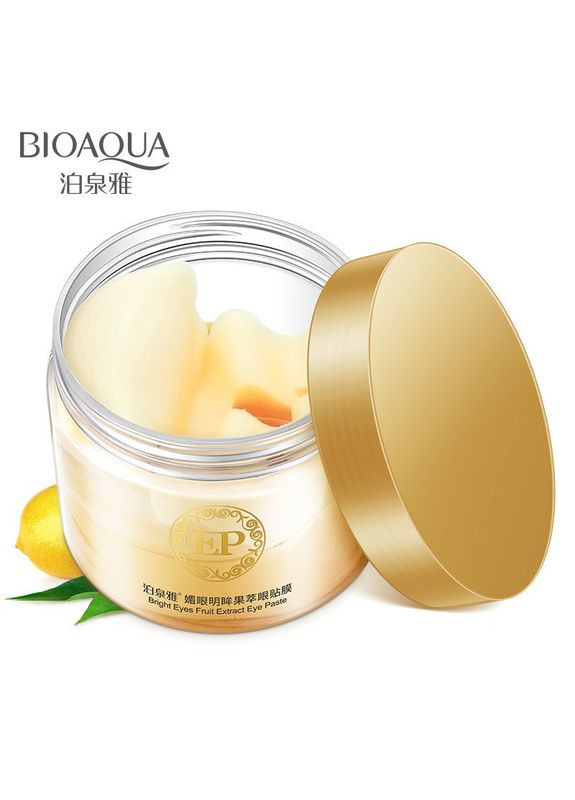 Патчі для очей з екстрактом лимона і колагеном Bright Eyes Fruit Extract, 120г/60шт Bioaqua (366248707)