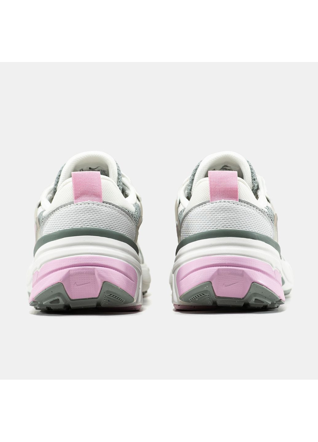 Кросівки жіночі Nike V2K Runtekk White Grey Pink | Найк В2К Рантекк сірі No Brand сірі демісезони (366342707)