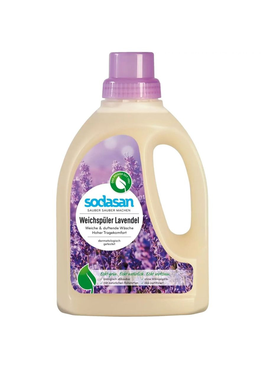 Органічний ополіскувач Fabric Softener Лаванда, 750 мл Sodasan 1613 (342715408)