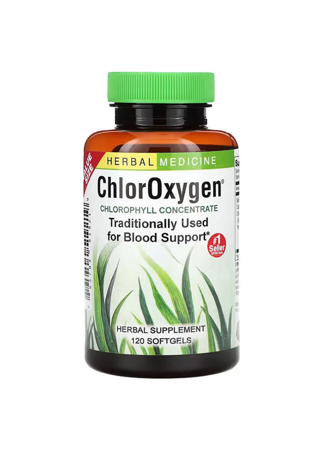 Хлорофіл, Chlorophyll, Herbs Etc., концентрат, 120 капсул швидкої дії Herbs Etc. (362370450)