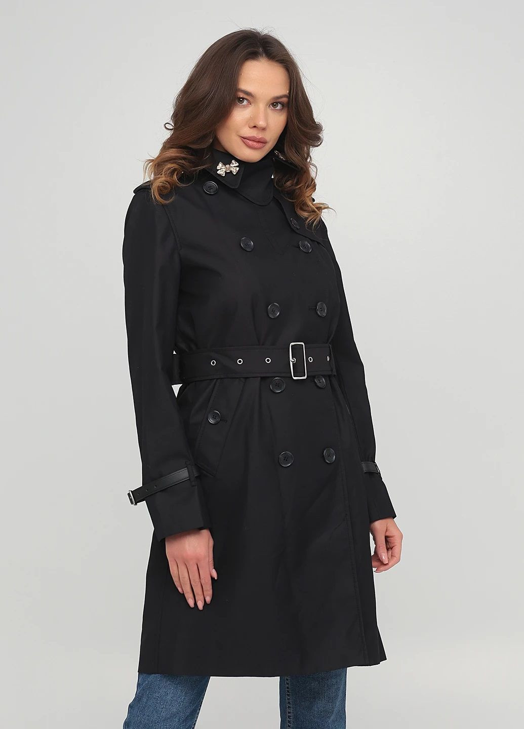 Плащ 31127 Coach на гудзиках демісезон (282744511)