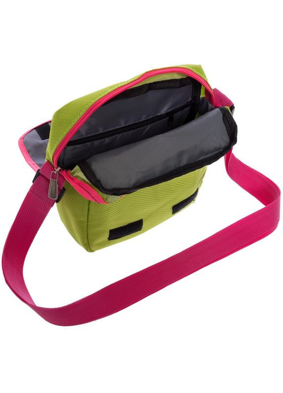 Сумка спортивна кросс боді 23х18х7, 5см GA-5747 (поліестер, салатовий) Zelart (370139856)