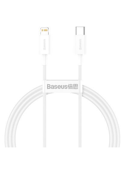 Дата кабель USB-C to Lightning 1.0m 20W Superior Series White (CATLYS-A02) Baseus (371632024)