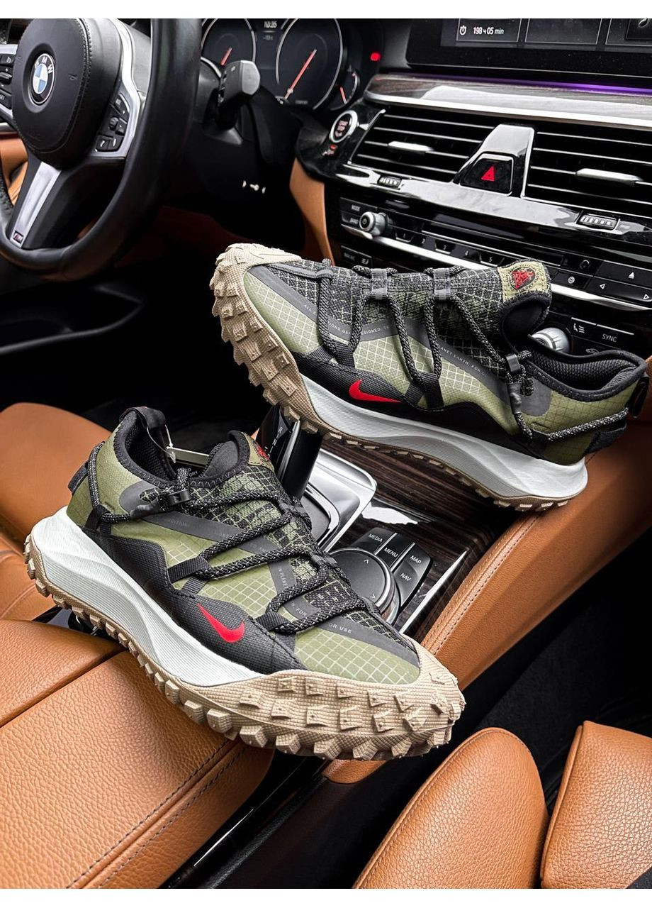 Серые демисезонные кроссовки мужские nike gore-tex green найк No Brand