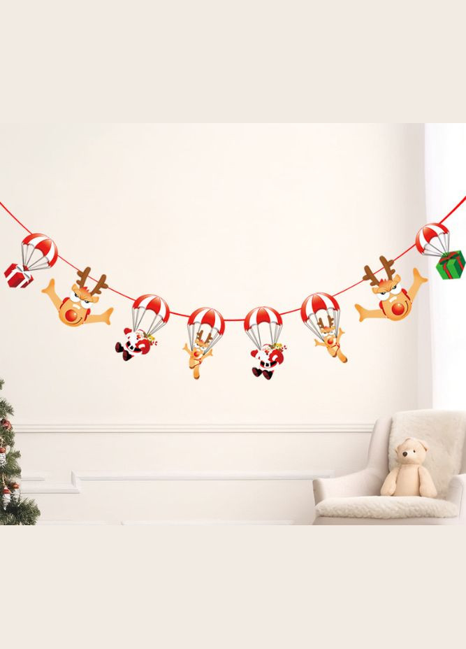 Новогодняя гирлянда Парашюты 280 см разноцветный Jannet Гірлянда (307927192)