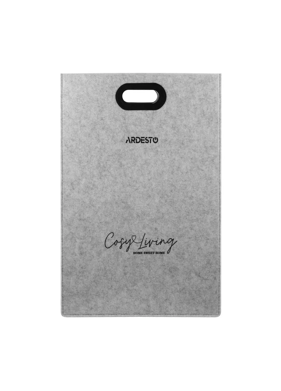 Кошик для білизни Prestigio 40х30х60см 68 л фетр Сірий (ARHC2401FG) Ardesto (398828536)