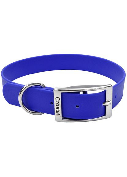 Биотановый ошейник для собак Fashion Waterproof Dog Collar синий 2.5x61 см (76484491153) Coastal (279561794)