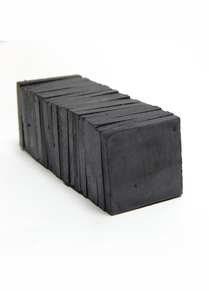 Магнит ферритовый, квадратный, 20х20х3 мм No Brand (341731165)