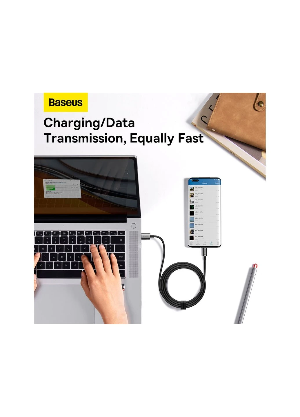 Кабель Data Cable USB to Type-C 100W 1m Baseus Superior Series Fast Charging (378809390)