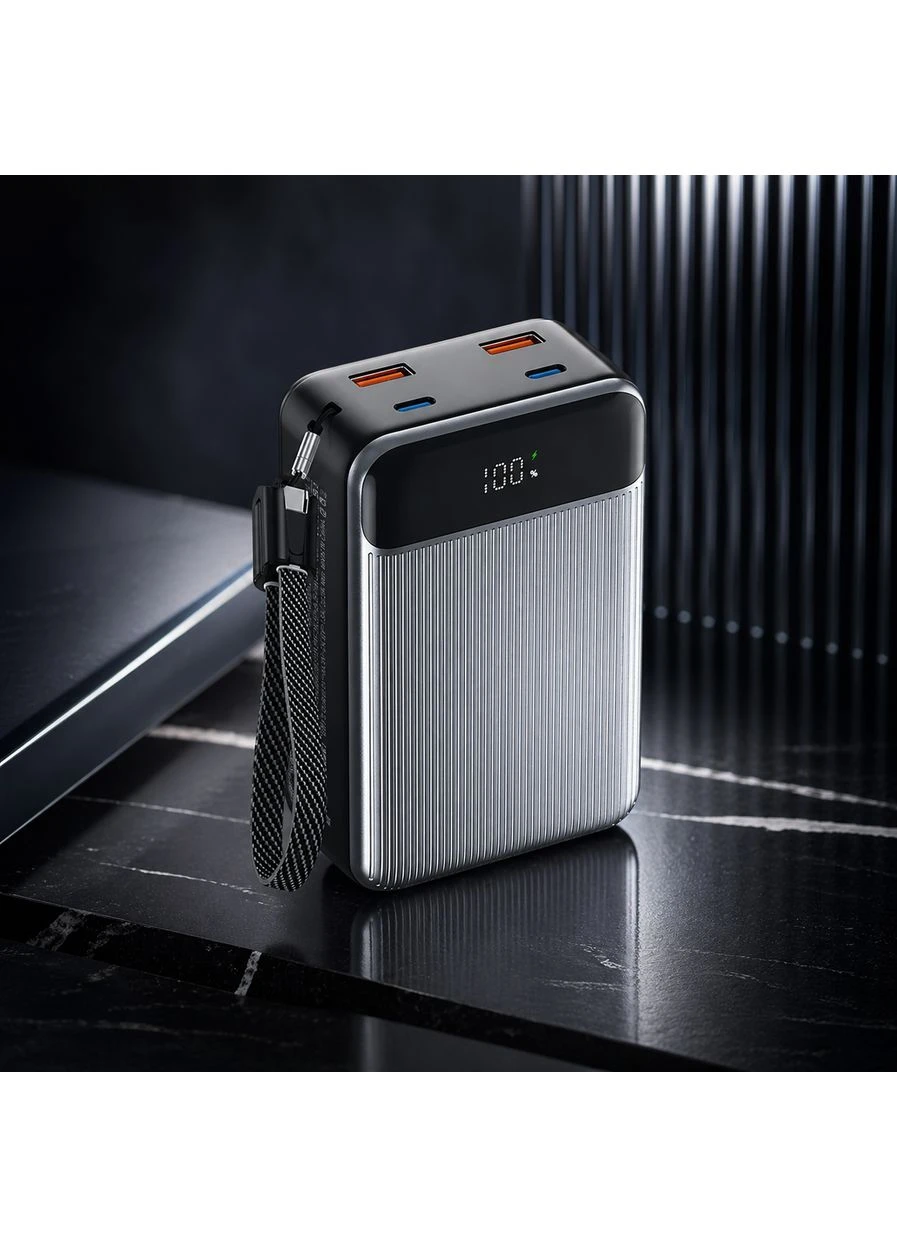 Павербанк PD-65 30000 мАч 65W с быстрой зарядкой для смартфона, планшета и ноутбука King Power (391727546)