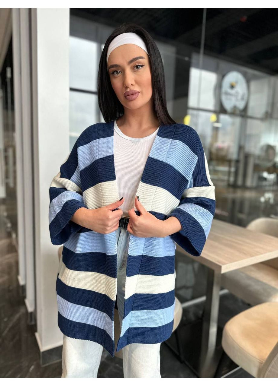 Синий демисезонный кардиган LeVi