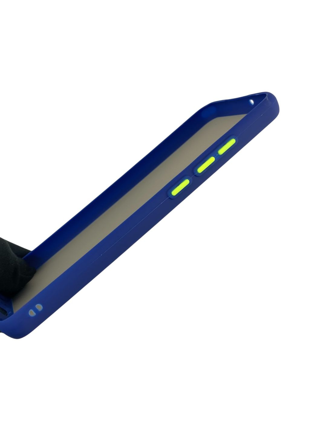 Чехол для телефона Galaxy M02S SM-M025 с высокими бортами с защитой камеры на самсунг м02с темно-синий Samsung (366228070)